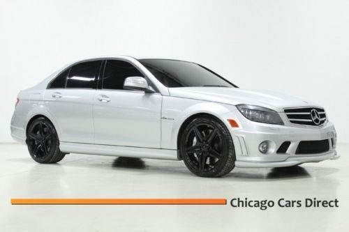09 c63 amg sedan navigation multi media premium 2 full leather ipod shades hot