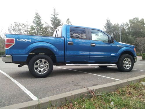 2011 Ford F-150 XLT Crew Cab Pickup 4-Door 3.5L Twin-Turbo Blue Great Condition, image 5