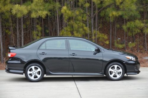 2011 Toyota Corolla S Loaded 32K Miles Black One Owner Florida Car, image 7