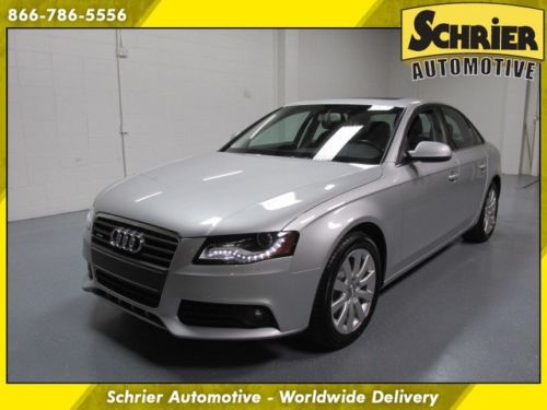 2011 audi a4 2.0t premium plus quattro silver sunroof awd btooth