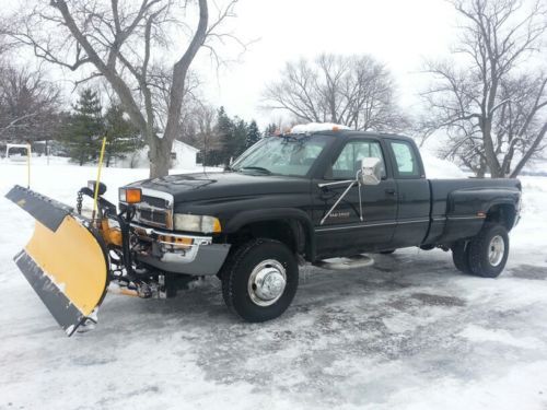 1996 dodge ram 3500 with plow 5.9l turbo diesel 425 hp,130,000 miles 2 owners