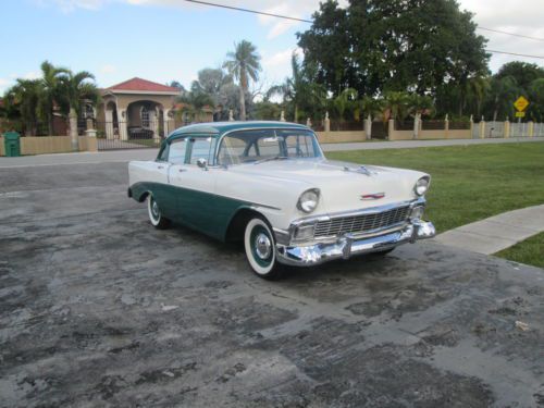 1956 chevrolet 4 doors 210 6 cyl