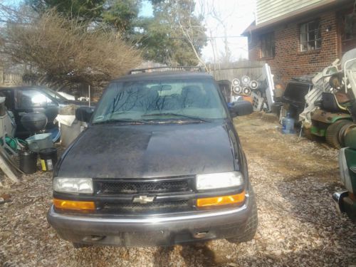 2001 chevrolet  blazer - no reserve - my dad babied it