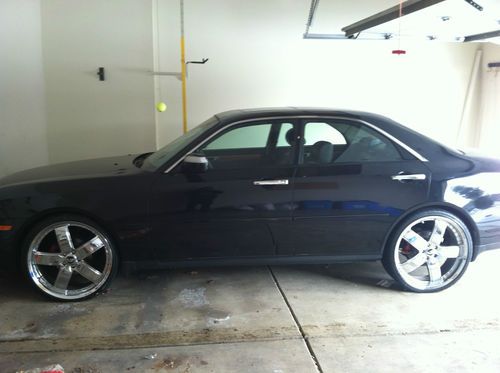 2004 infiniti m45 custom 22" chrome forgiatos wheels