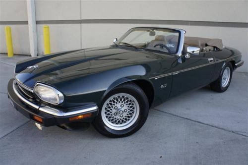 Garage kept 1993 jaguar xjs convertible only 51k mile carfax certified very rare