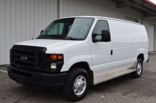 2009 ford e-350 econoline extended cargo van work van box van fleet maintained