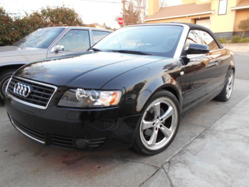 2005 audi a4 cabriolet convertible 2-door 1.8l mint condition