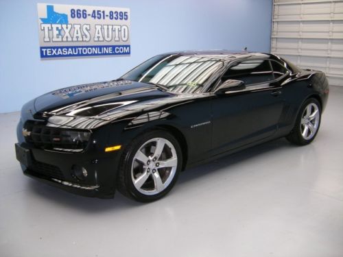 We finance! 2010 chevrolet camaro ss 2ss heated leather onstar 20 rim texas auto