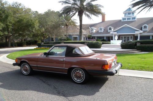 Mercedes benz 1976  450sl beautiful brown color  both tops hilton head sc