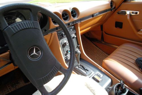 Mercedes Benz 1976 450SL Beautiful Brown Color Both Tops Hilton Head SC, image 4