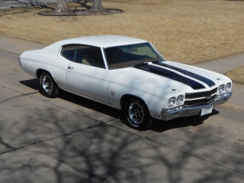 1970 chevrolet chevelle ss 396 automatic w/cowl hood survivor with 37,158 miles