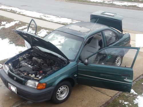 1996 toyota tercel dx sedan 2-door 1.5l lots of upgrades over 130 pictures!!