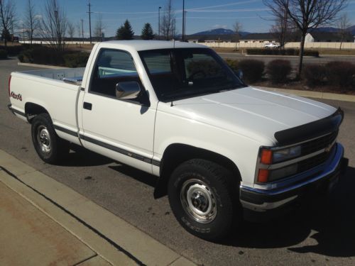 1990 chevrolet 1500 shortbox 4x4 pickup truck - 75k original miles short box p/u