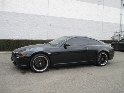 07 bmw 650i sport package navigation low miles black