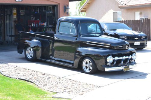 1951 ford f100 f100 350 sbc classis hotrod lowrider restomod lowrod dropped ss