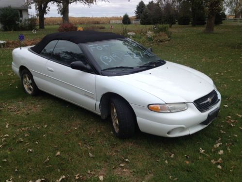 1999 chrysler sebring jxi convertible