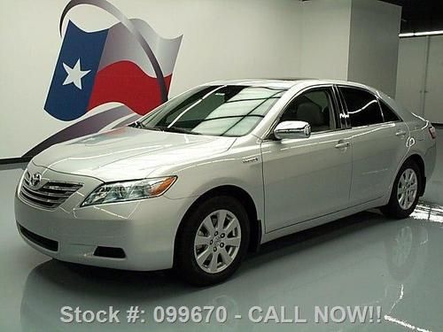 2009 toyota camry hybrid htd leather sunroof nav 39k mi texas direct auto