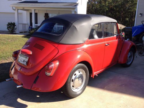 1969 vw bug convertible karmann edition