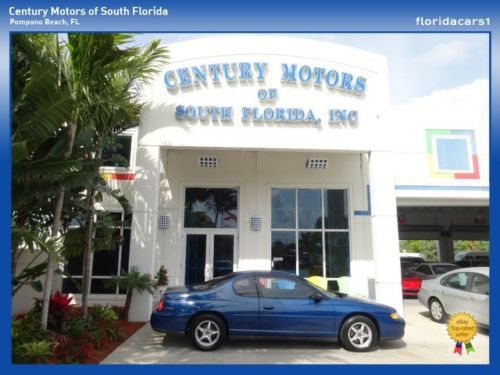 2003 chevy monte carlo 3.4l v6 auto low mileage 1 owner niada certified warranty