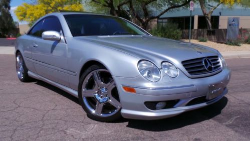 2001 mercedes cl500 amg sport, ca car, dealer serviced, 19&#034; amg chrome, perfect!