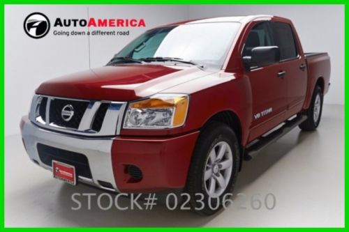 We finance! 8021 miles 2013 nissan titan sv  5.6l v8 32v