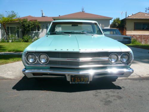 1965 chevelle/el camino one of a kind 2 owner very special car garaged