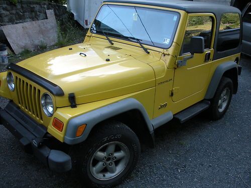 2000 jeep wrangler se sport utility 2-door 2.5l