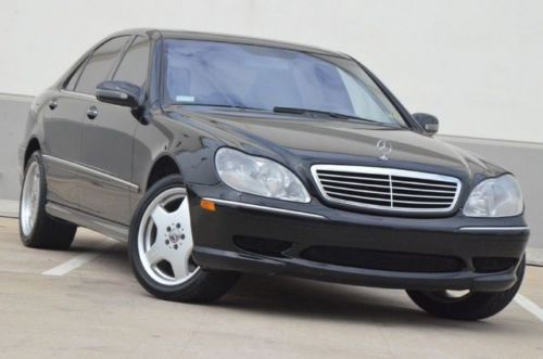 2002 mercedes benz s55 amg lth/htd seats navi s/roof $499 ship