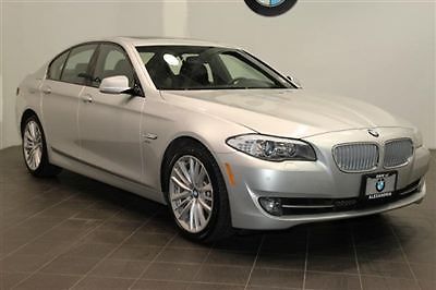 2012 bmw 550 awd sport sedan sport pkg silver navigation park distance 4wd