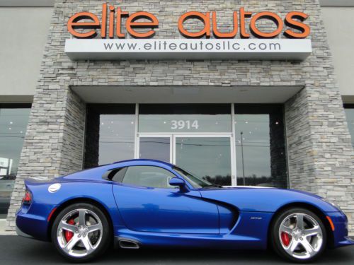 Srt viper gts coupe launch edition low miles v10 laguna leather seats navigation