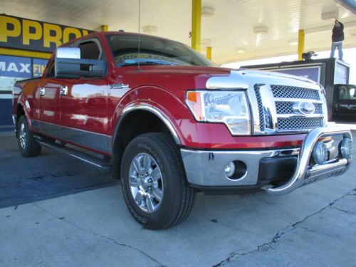 ***2010 ford f-150 lariat 4x4 crew cab pickup ! fully loaded! rare!***