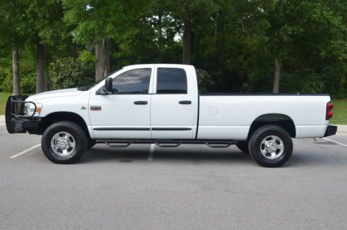 2007 dodge ram 2500 4x4 quad cab 6 speed manual 5.9l diesel no accidents 1 owner