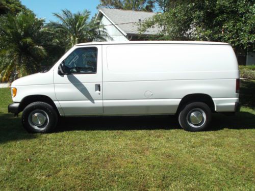 2001 ford e-350 1 ton cargo van with 7.3 litre powerstroke diesel