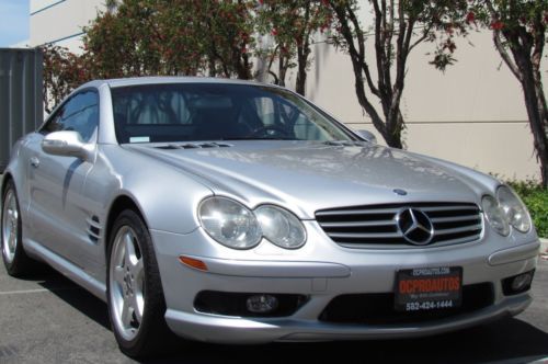 Used 03 mercedes sl500 roadster navigation sport power seats alloy wheels clean