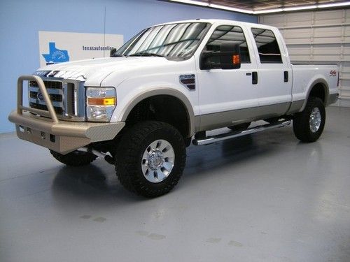 We finance!!!  2008 ford f-250 lariat 4x4 powerstroke diesel lift kit 18 rim tow