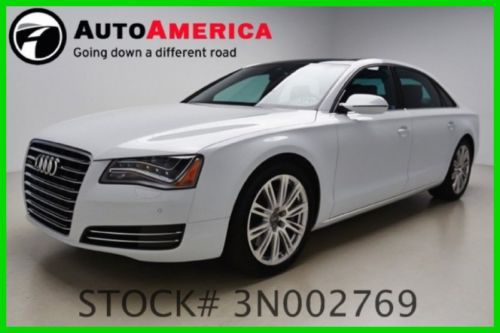 We finance! 9549 miles 2014 audi a8 4.0t premium turbo 4l v8 32v bose