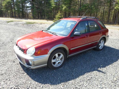 2002 subaru impreza outback wagon 4-door 2.5l all wheel drive extra clean!