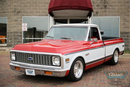 Custom chevy c-10 shortbox big block 454 with air conditioning and power options