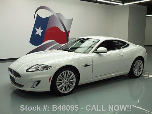 2012 jaguar xk coupe 5.0l nav rear cam 19&#034; wheels 7k mi texas direct auto