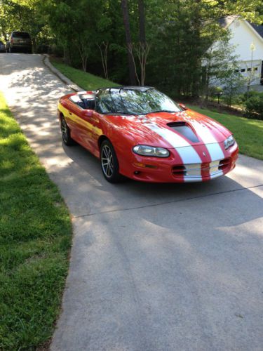 2002 chevrolet camaro ss convertible 35th anniversary track car