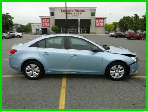 2012 chevrolet cruze ls 1.8l sedan onstar premium repairable rebuilder easy fix