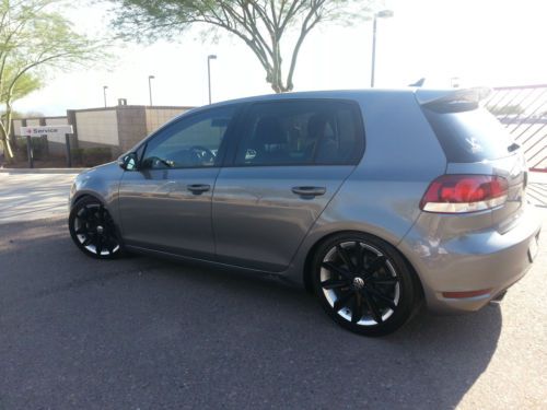 2012 vw golf tdi lowered with two sets of wheels and tires