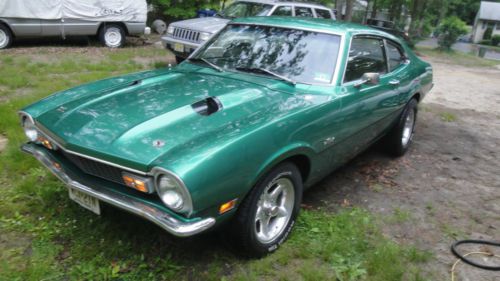 1971 ford maverick base sedan 2-door 5.0l v8 crate motor hot rod grabber hood