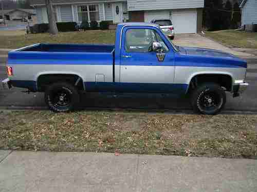 1985 silverado 4,4 shortbed, US $5,500.00, image 3