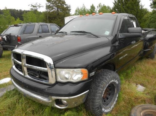 2003 dodge crew cab hemi 6spd. rare black- black ..needs eng. work