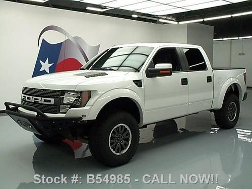 2011 ford f150 svt raptor supercrew 4x4 sunroof nav 14k texas direct auto