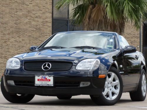 2000 mercedes-benz slk230 kompressor convertible~auto~xm radio~11k miles~tx own