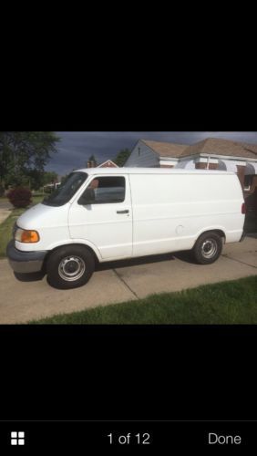 2001 dodge cargo van power window and locks no reserve