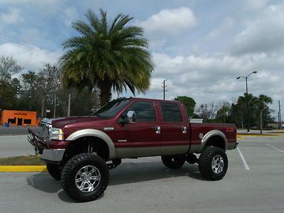 F250 crew cab lariat fx4 4x4 pro comp fabtech 10" lift on 40's turbo diesel