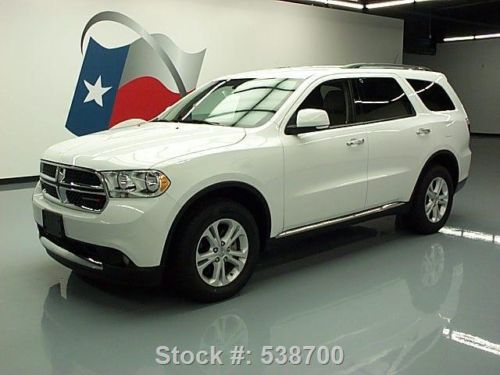 2013 dodge durango crew htd leather rear cam 39k miles texas direct auto